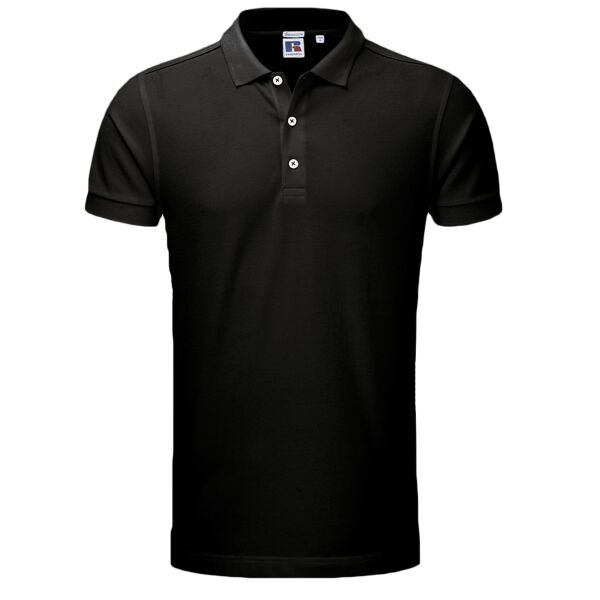 Russell Stretch Piqué Polo Shirt Thumbnail