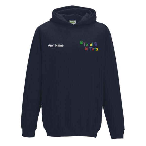 Navy Personalised Kids Hoodie Thumbnail