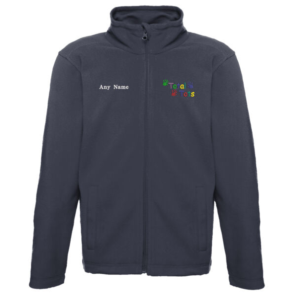 Navy Personalised Kids Fleece Thumbnail
